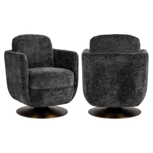 Draaifauteuil Turner graphite island (Island graphite 66)