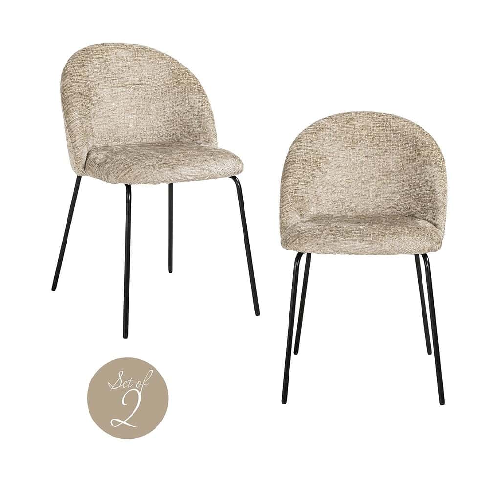 Eetkamerstoel Alyssa desert fusion (Set of 2)