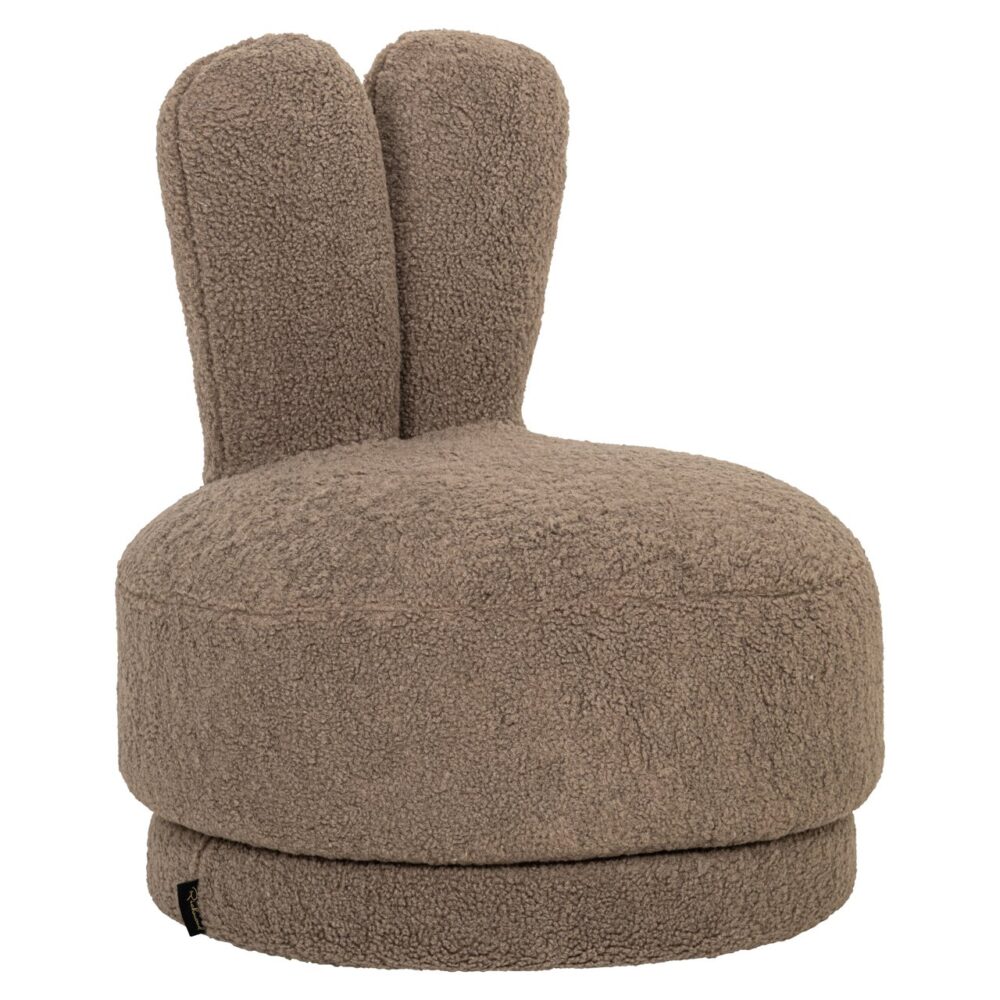 Lounge stoel Bunny taupe kids