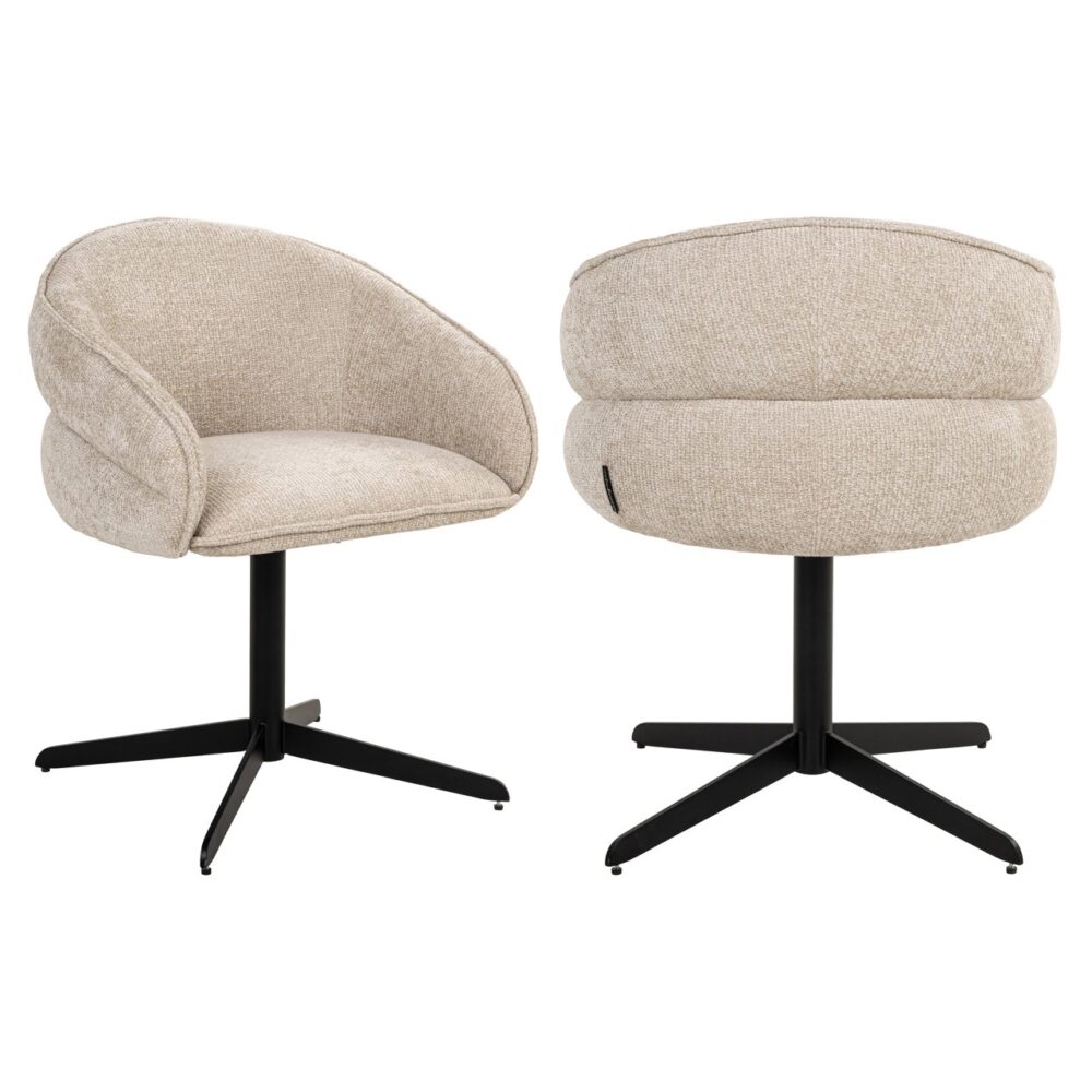 Draaifauteuil Angelina cream unicorn (Unicorn 11 cream)
