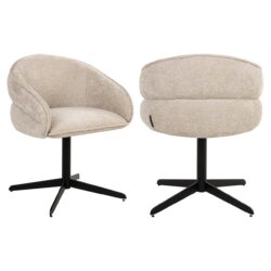 Draaifauteuil Angelina cream unicorn (Unicorn 11 cream)