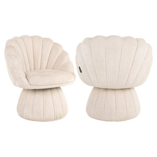 Armchair Blossom beige chenille (Niagara 902 beige Chenille)