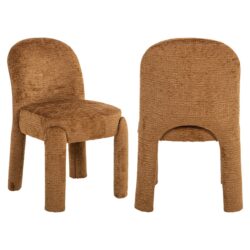 Eetkamerstoel Brandi cognac fusion (set van 2) (Fusion cognac 28)