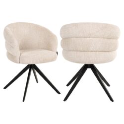 Draaistoel Serenity beige chenille (Niagara 902 beige Chenille)