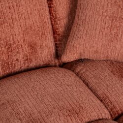 Bank Cube blush fusion 3-seater + lounge right