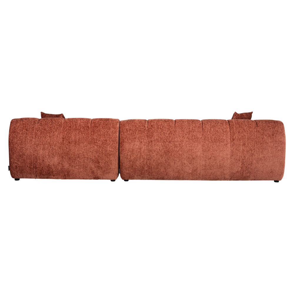 Bank Cube blush fusion 3-seater + lounge right