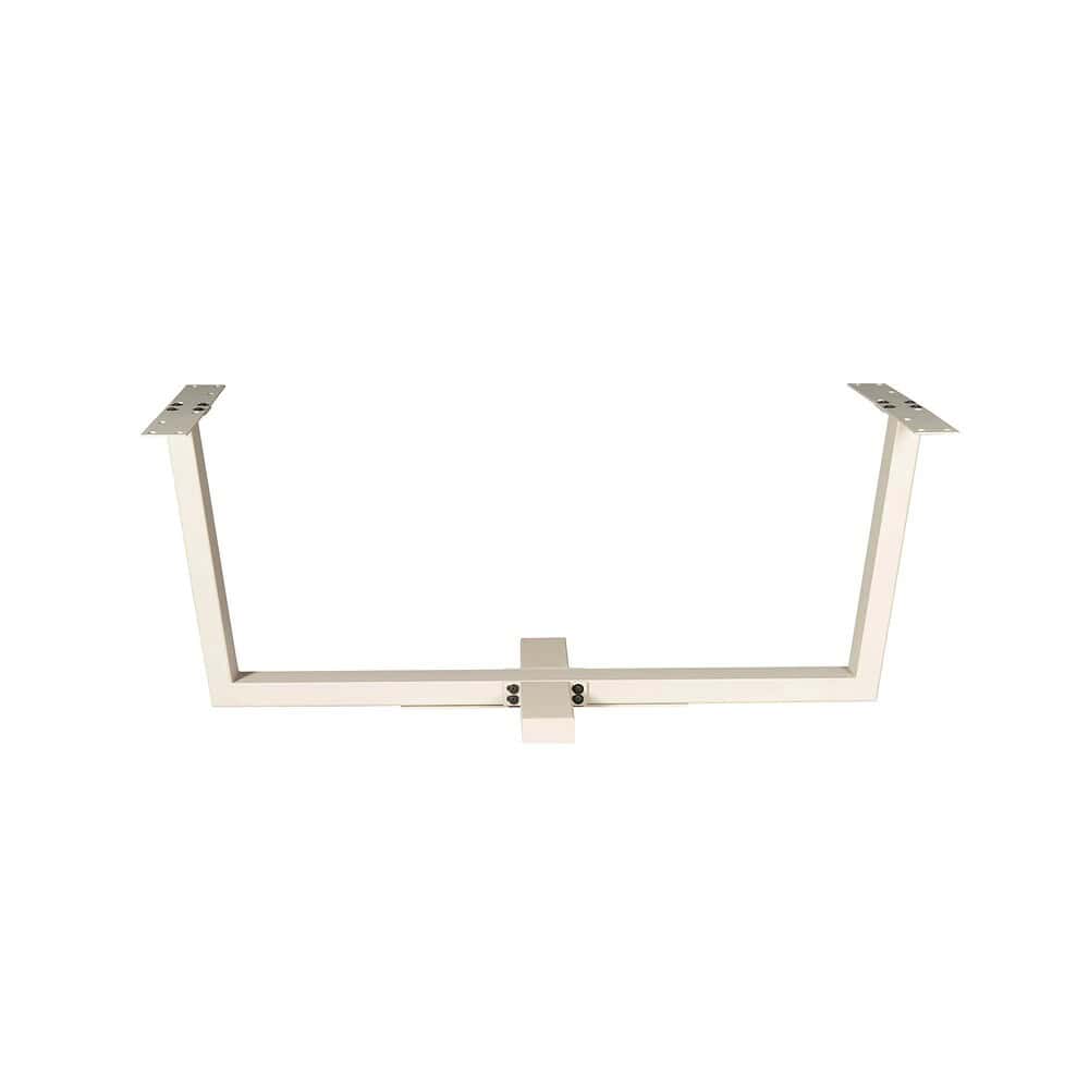 Untergestell für Tisch, weißer Rahmen, Metallunterbau für Mokana Ess- oder Couchtische, robustes und modernes Design, perfekt für individuelle Möbelprojekte.