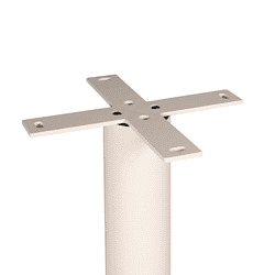 Robuuste tafelonderstel van Mokana Meubelen, maatwerk voor hoge kwaliteit eettafels en werkbladen, eenvoudig te installeren, ideaal voor horeca en zakelijke toepassingen.