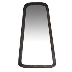 Elegante ronde spiegel met zwart metalen frame, perfect voor moderne en industriele interieurstijlen. Een stijlvolle toevoeging aan elke woonkamer, slaapkamer of hal.