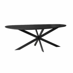 Eettafel Cloud | 210 cm | Eiken | Zwart