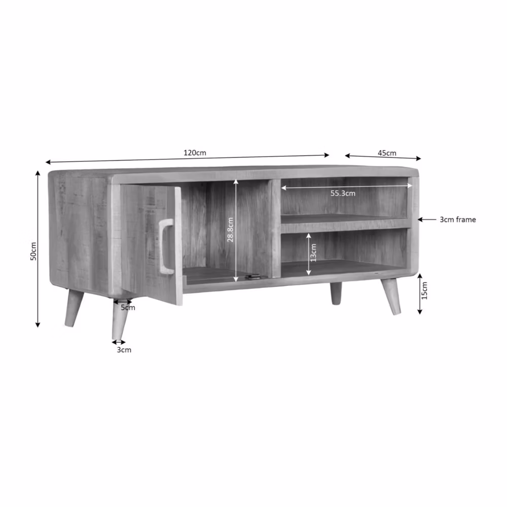 Dressoir Madison Brown | 210 cm