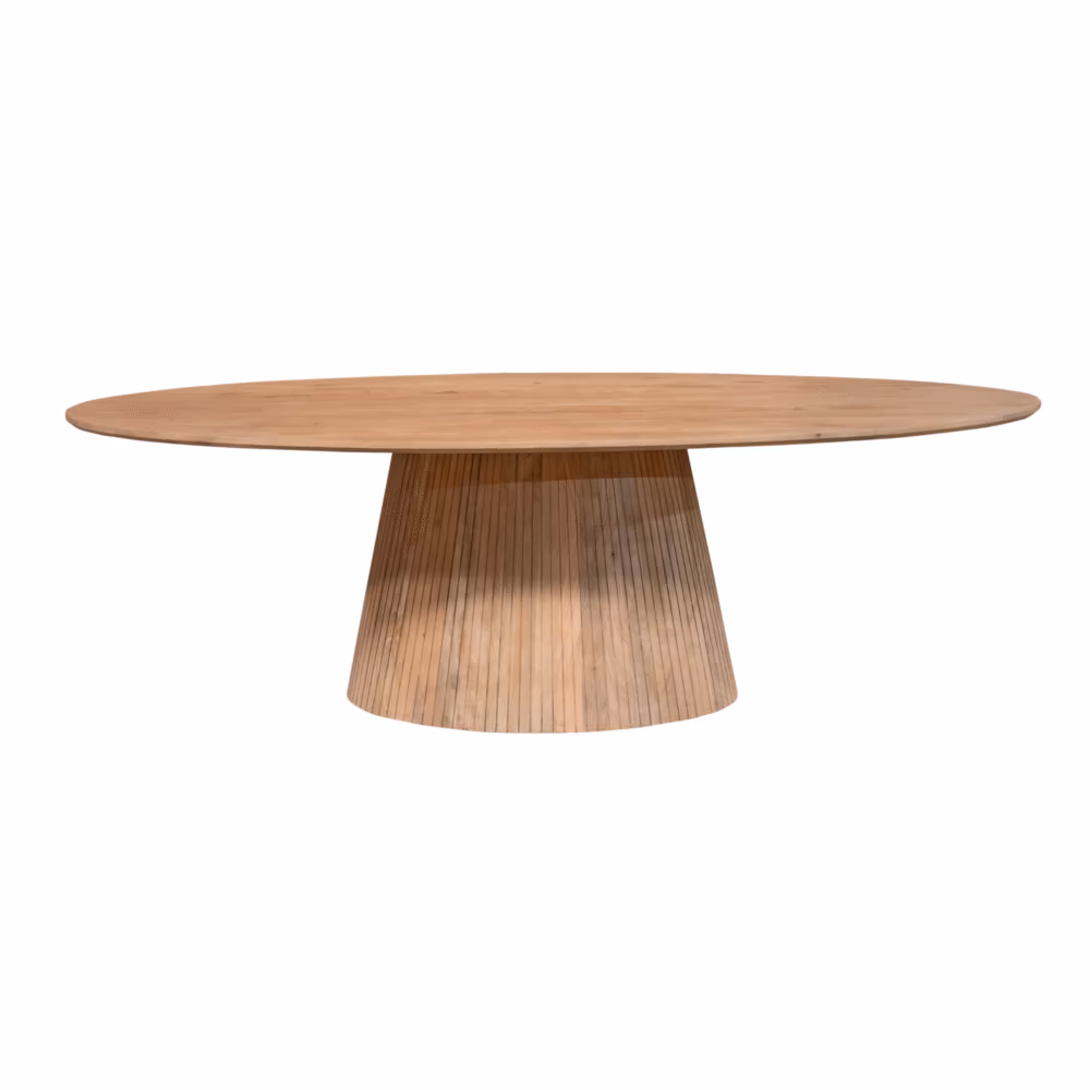 Eettafel Solana | 240 cm | Naturel | Ovaal