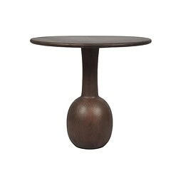 Robuuste houten bijzettafel met modern design, ideaal voor woonkamer en slaapkamer - Mokana Meubelen.