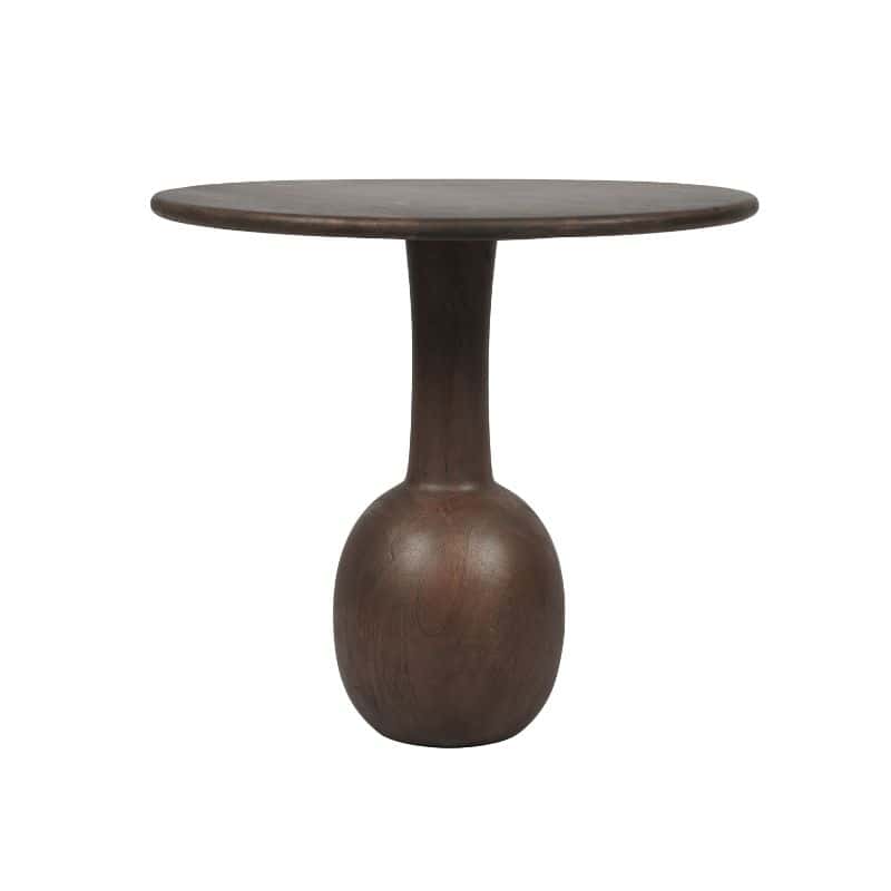 Robuuste houten bijzettafel met modern design, ideaal voor woonkamer en slaapkamer - Mokana Meubelen.