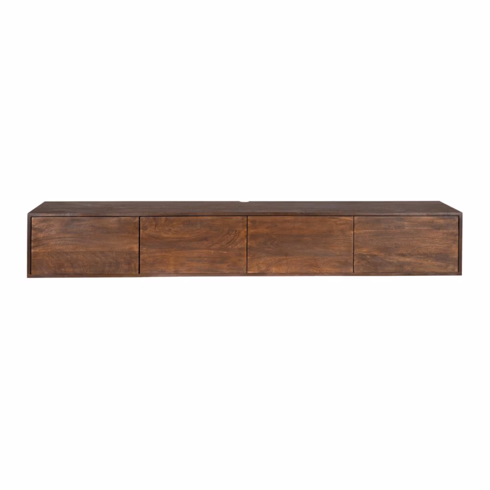 Zwevend tv meubel Vision Brown | 200 cm