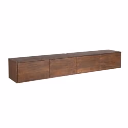 Zwevend tv meubel Vision Brown | 200 cm