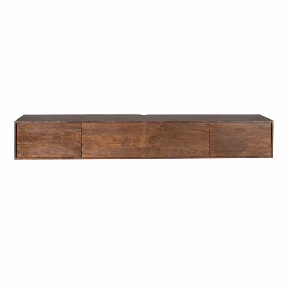Zwevend tv meubel Vision Brown | 240 cm
