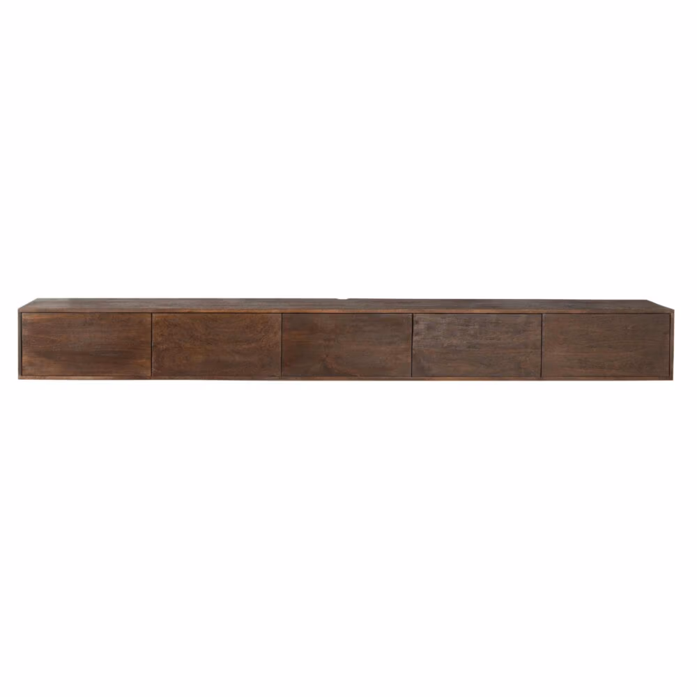 Zwevend tv meubel Vision Brown | 280 cm