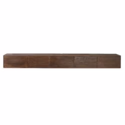 Zwevend tv meubel Vision Brown | 280 cm