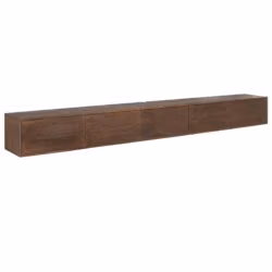Zwevend tv meubel Vision Brown | 280 cm