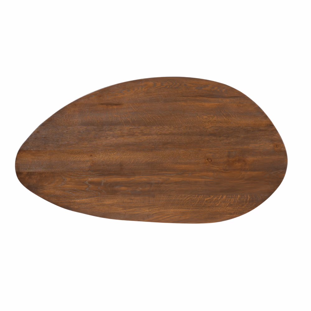 Salontafel Zillah | 130 cm | bruin eiken