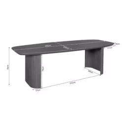 Eettafel Maré Brown | 240 cm