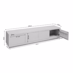 Tv meubel Brussel Brown | 200 cm