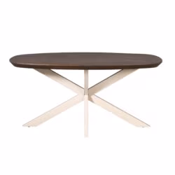 Eettafel Madison Brown | 160 cm | Deens Ovaal | Poot Sand