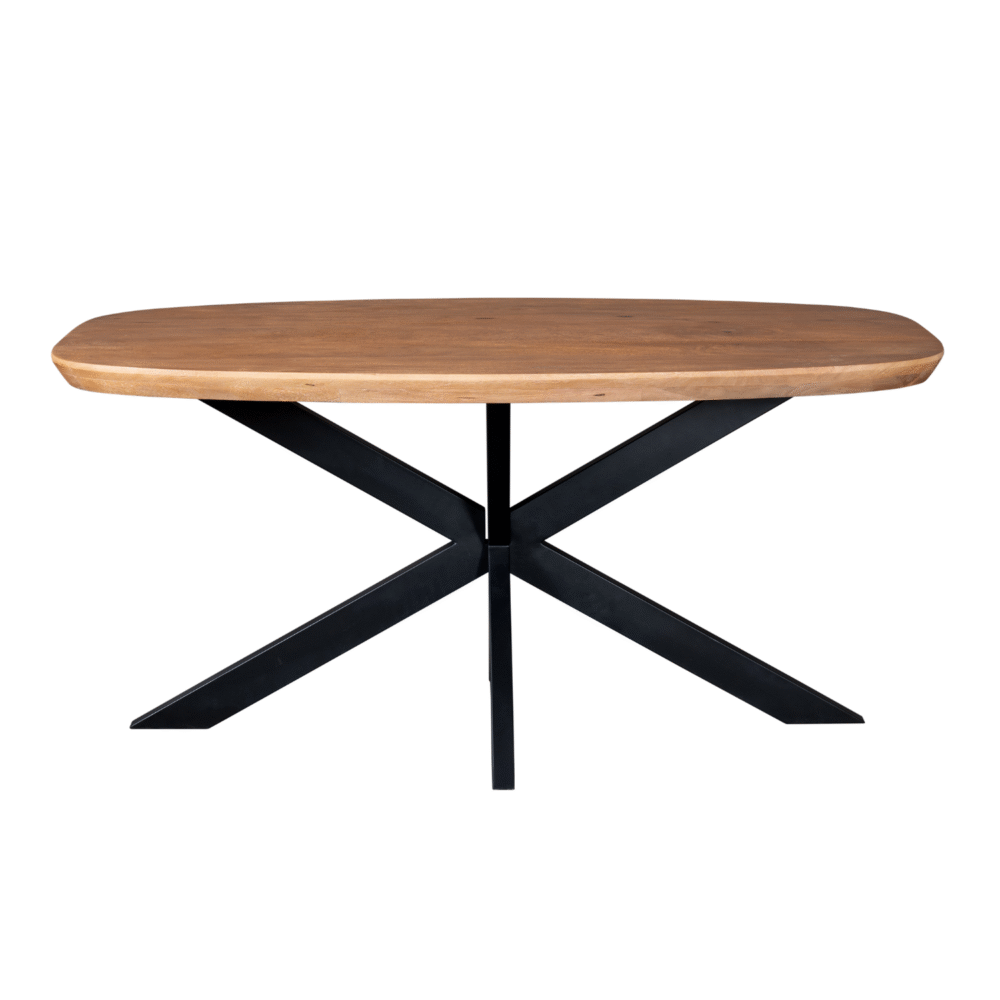 Eettafel Madison Naturel | 160 cm | Deens ovaal