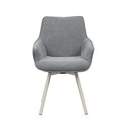 Comfortabele moderne grijze lounge stoel met houten poten, perfect voor een stijlvolle en gezellige woonkamer of kantoorinrichting.