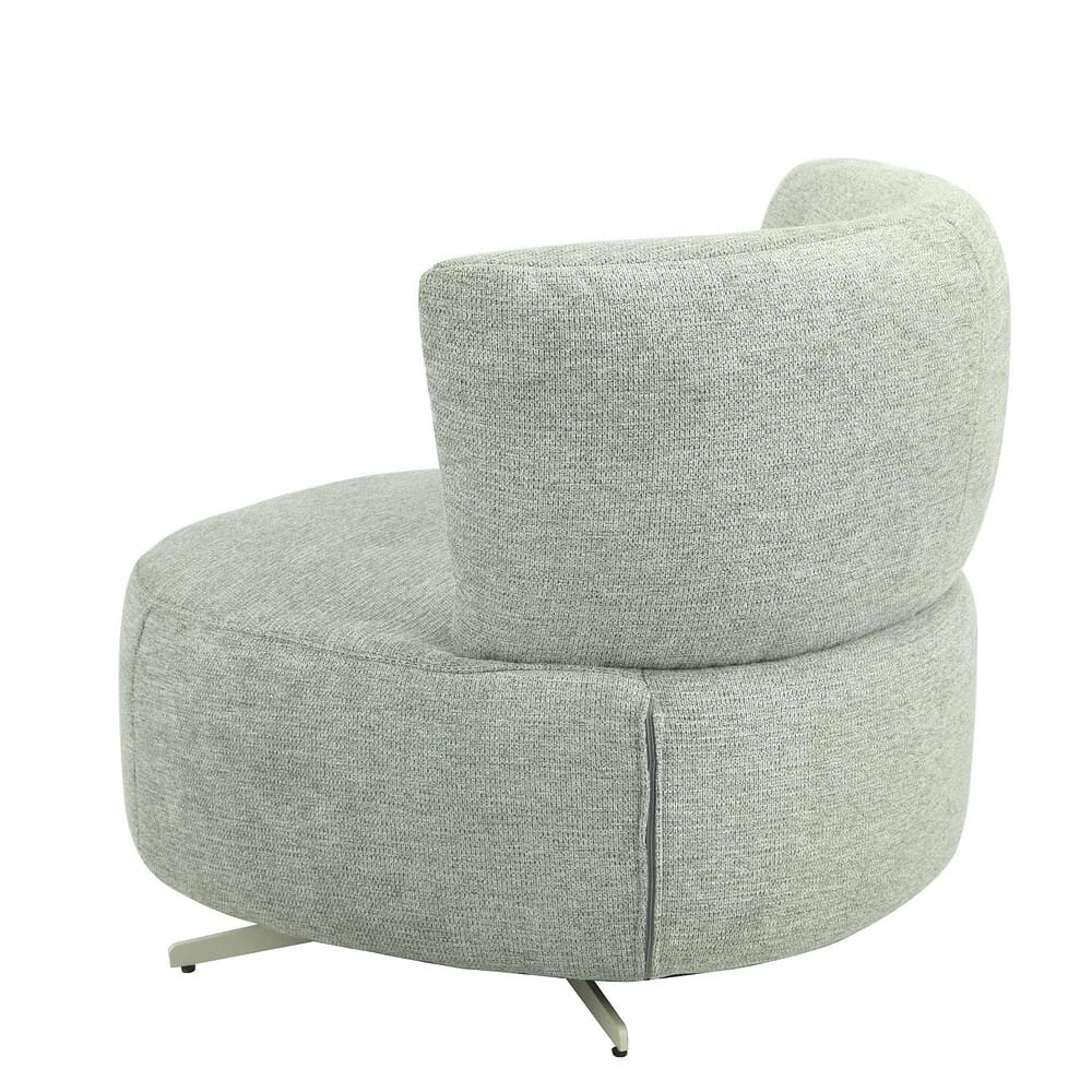 Sfeervolle moderne fauteuil met comfortabele bekleding en uniek design, perfect voor elk interieur.
