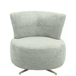 Lichtgrijze moderne lounge fauteuil met zachte bekleding en comfortabele zitpositie, perfect voor luxe interieur en relaxed ontspannen.