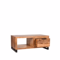 LABEL51 Salontafel Glasgow - Rough - Mangohout - 110 cm