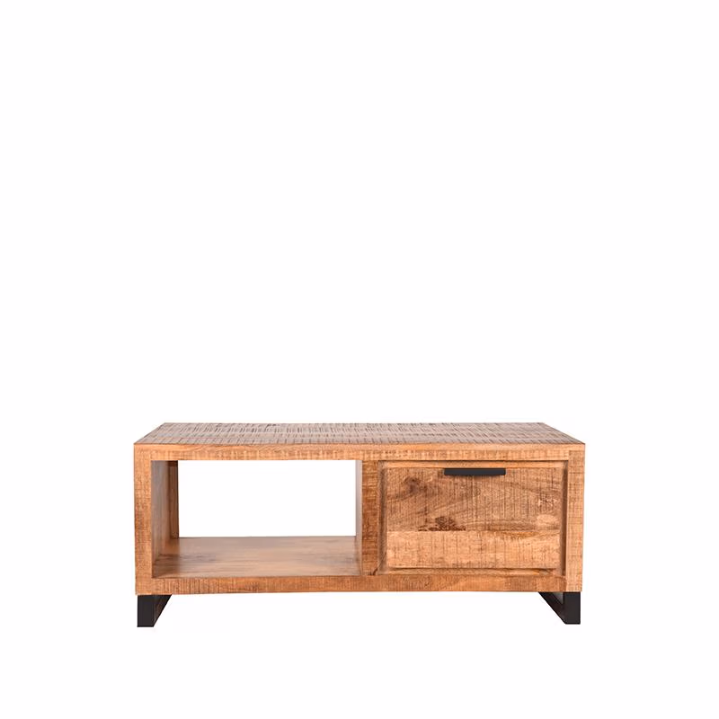 LABEL51 Salontafel Glasgow - Rough - Mangohout - 110 cm