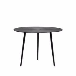 LABEL51 Salontafel Nobby - Zwart - Metaal - 60 cm