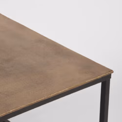 D-MAXX Salontafel Pride - Antiek goud - Metaal - 100 cm