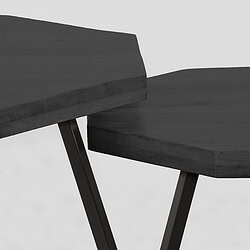 Elegant zwart houten meubel met modern design en stevige poten, perfect voor een stijlvolle woon- of eetkamer. Hoogwaardige afwerking en uniek vakmanschap van Mokana Meubelen.