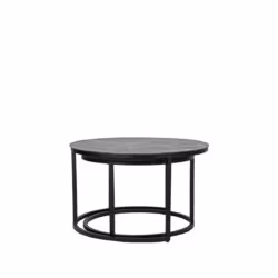 LABEL51 Salontafel Grand - Antiek ash - Metaal - 75 cm