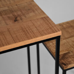 LABEL51 Bijzettafel Vintage - Rough - Mangohout - One Size