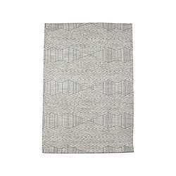 Hoogwaardige grijze geometrische tapijt met moderne patronen voor woonkamer en kantoor.