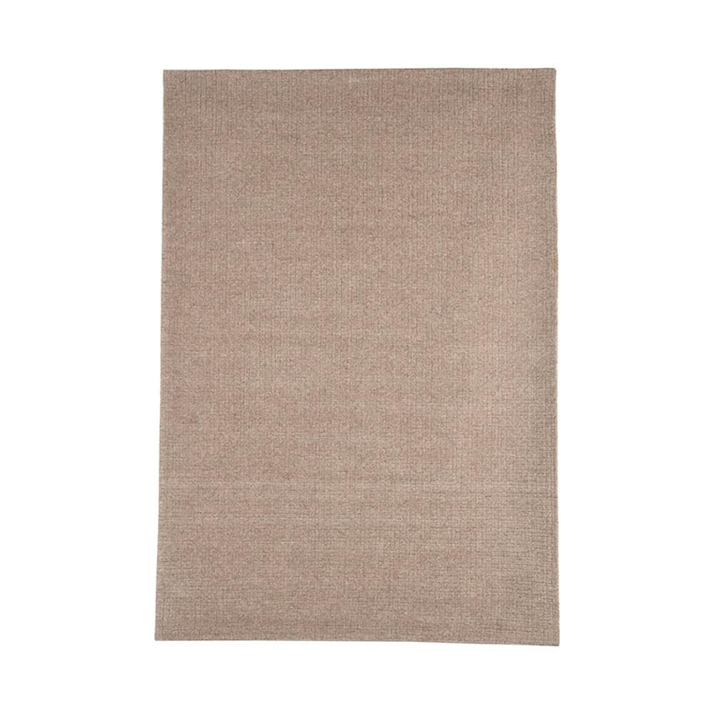 Ecoverfsch rug in neutrale beige kleur, perfect voor moderne en warme woonkamers. Gemaakt van duurzaam materiaal, zachte textuur voor comfort en stijl.