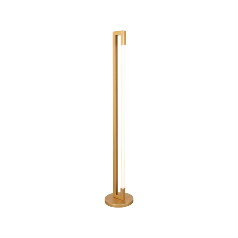 LABEL51 Vloerlamp Futuro - Antiek goud - Metaal - Vloerlamp