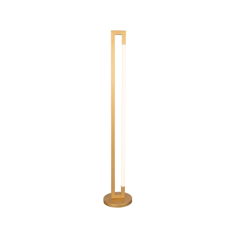 LABEL51 Vloerlamp Futuro - Antiek goud - Metaal - Vloerlamp