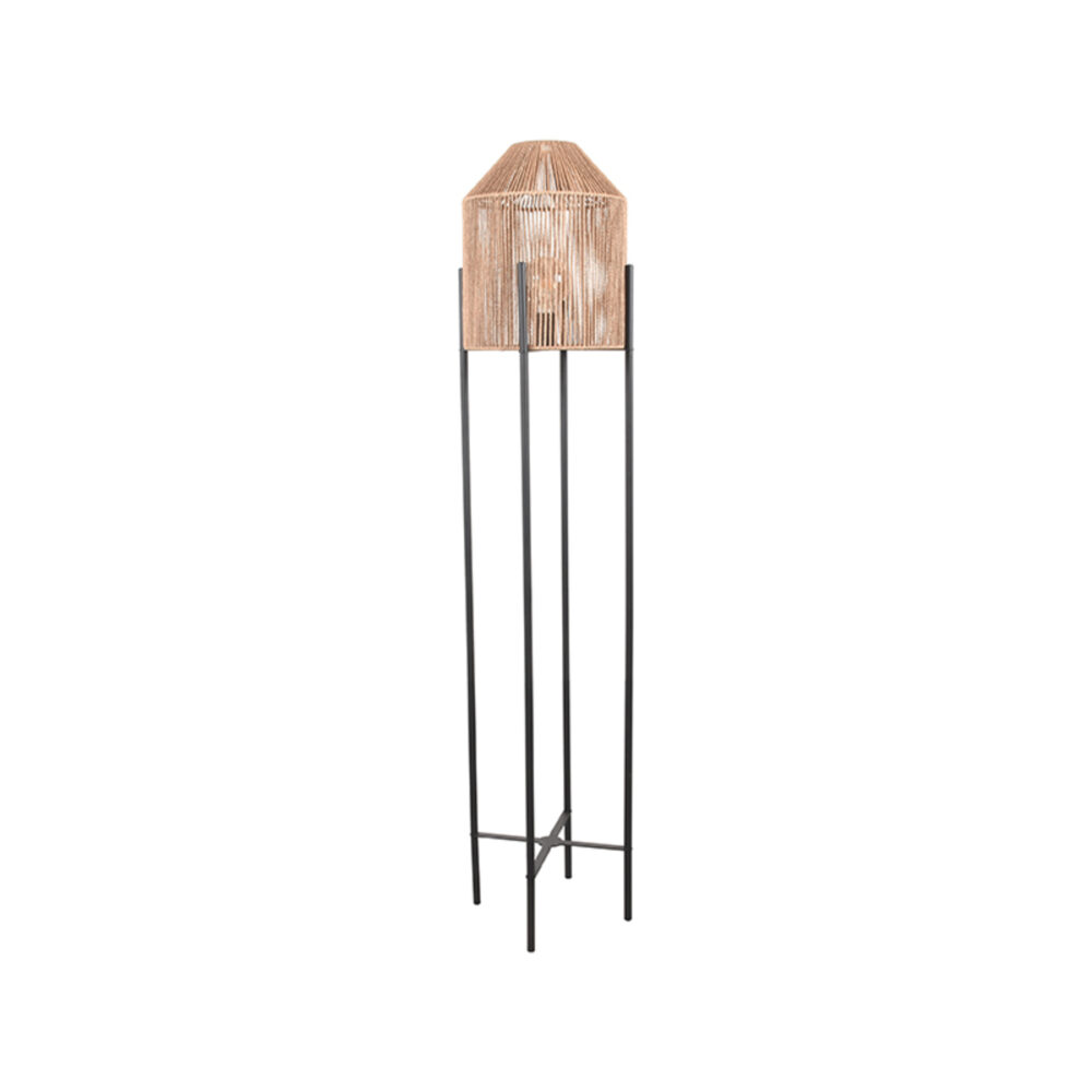 LABEL51 Vloerlamp Ibiza - Naturel - Jute - Vloerlamp