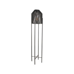 LABEL51 Vloerlamp Ibiza - Zwart - Jute - Vloerlamp