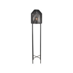 LABEL51 Vloerlamp Ibiza - Zwart - Jute - Vloerlamp