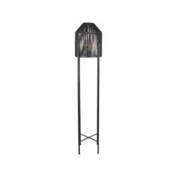 LABEL51 Vloerlamp Ibiza - Zwart - Jute - Vloerlamp