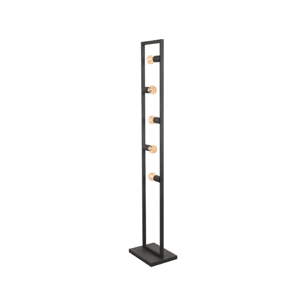LABEL51 Vloerlamp Quadrato - Zwart - Metaal - Vloerlamp