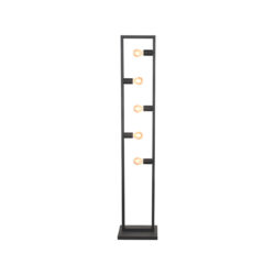LABEL51 Vloerlamp Quadrato - Zwart - Metaal - Vloerlamp