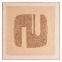 Gouden 3D houten letters 'AD' op een licht beige achtergrond, geschikt voor muurdecoratie, creatieve decoraties en educatieve toepassingen.